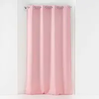 Douceur d'intérieur Vorhänge PANNEAU A OEILLETS 140 x 240 CM VOILE TISSE SOANE ROSE herren