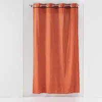 Douceur d'intérieur Vorhänge, Gardinen, Jalousien RIDEAU A OEILLETS 135 x 240 CM COTON LAVE LINETTE TERRACOTTA herren