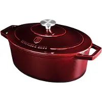 Berlinger Haus Enamelled cast iron stewer BerlingerHaus 5,56L Burgindy Strong Mold BH / 6519