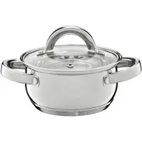Ambition Topf mit Deckel aus Edelstahl 1,1 l Berry