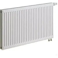 Kermi therm-x2 Profil-Ventilheizkörper Typ 11, 500x1000x61 mm, weiß RAL 9016 seidenglanz, 840 Watt, Ventil rechts, mit Abdeckung