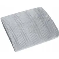 Eurofirany CHON / SOFIA / Silber 220X240 Silberne Tagesdecke
