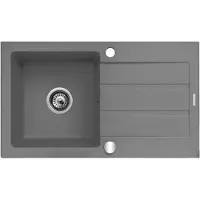 Big Buy Cooking Fregadero de Un Seno Waschbecken 76 x 44 cm Gris