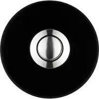 Grothe GRO64197 Klingeltaster Piccolo Cerchio schwarz
