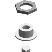 Striebel & John RZ4P4 Höhen-Niveau-Ausgleich für Sockel 0-38mm, für TriLine-Schaltschränke 2CPX046007R9999