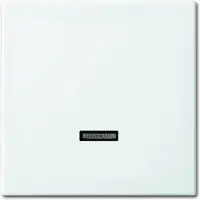 Busch-Jaeger 6543-914-102 Bedienelement für Schalter/Dimmer Einzeltaster mit Glimmlampe alpinweiß - 2CKA006599A3018 6543914102