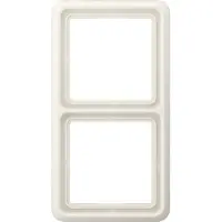 JUNG Rahmen 2-fach ws waage/senkrecht CD 582 WU W CD582WUW