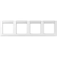 JUNG AS 5840 NA WW - Weiß - Duroplast - Schraubenlos - - 293,5 mm - 80,5 mm