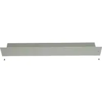 Eaton Sockel, Frontplatte für H x B 100 x 800 mm, grau 114627