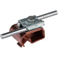 Dehn Bimetall-Dachrinnenschelle mit Doppelklammer Cu-St/Tzn - 339157