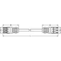 Wago Winsta Midi Patchkabel Einstellbare Gebäudeinstallation - 771-9993/007-601