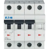 Eaton 278945 Leitungsschutzschalter, 10 A, 3p+N, Charakteristik: B FAZ-B10/3N