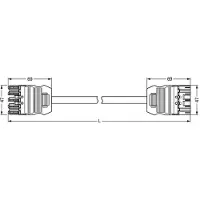 Wago Winsta Midi Patchkabel Einstellbare Gebäudeinstallation - 771-9995/007-401