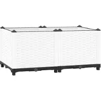 vidaXL Hochbeet 80x40x38 cm Polypropylen