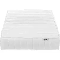 Beliani Taschenfederkernmatratze Hart 80 x 200 cm Memory Foam Füllung 7 Zonen Matratze für Bett Schlafzimmer Modern