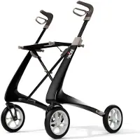 By Acre Carbon Ultralight Komfort Rollator schwarz 1 St