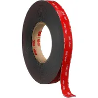 3M VHB Klebeband 5925F, Schwarz, 25 mm x 33 m, 0,6 mm