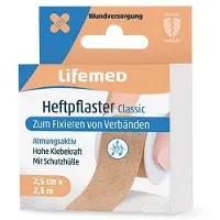 Lifemed Heftpflaster 2,5 m x cm hautfarben 'Classic' 12 St