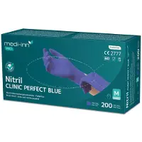 Medi-Inn Clinic Perfect Blue Nitril-Einmalhandschuhe 200 St Handschuhe
