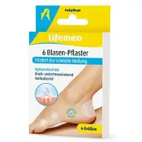 Lifemed Blasen-Pflaster transparent 4 Größen 6 St