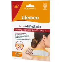 Lifemed Nacken-Wärmepflaster, 23 cm x 9 cm, weiß 36 St
