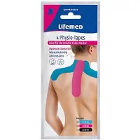 Lifemed 4 Physio-Tapes 20 cm x 5 farbig sortiert 'Nacken' 192 St