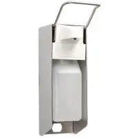 Medi-Inn Wandspender Aluminium, mit kurzem Armhebel, inkl. Leerflasche 500 ml 1 St