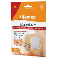 Lifemed Wärmepflaster, 9,5 cm x 13 cm, weiß 132 St Pflaster