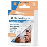 Lifemed Pflaster-Strips Box halbtransparent 48 St