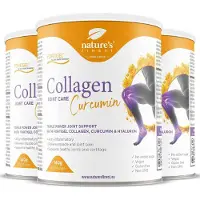 Nature First Nature's Finest Curcumin JointCare - Gepatenterter kollagen für Gelenke, Kurkumin mit Hyaluronsäure 3x140 g Pulver
