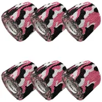 LisaCare Fixierpflaster 5cm - Camouflage Rosa 6 St Bandage(s)