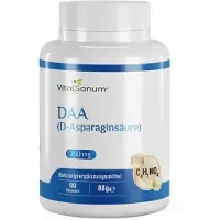 VitaSanum DAA (D-Asparaginsäure) – 1500 mg Tagesportion 90 St Kapseln