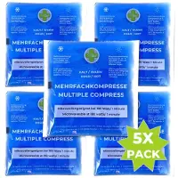 LisaCare Mehrfachkompressen Warm/Kalt - Kältepack 5 St Kompressen