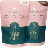 MamiGut Stillzeit Monatspaket, Schoko und Vanille 930 g Pulver zur Herstellung einer Susp. zum Einnehmen