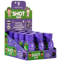 BEE&YOU Propolis Holunder Johannisbrot Shot Kinder 12x50 ml Flüssigkeit zum Einnehmen