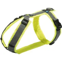 AnnyX Brustgeschirr Protect - Hundebrustgeschirr leuchtgelb/grau Gr.M 1 St Hundegeschirr