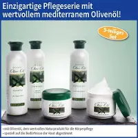 GHZMATRA Bio-Vital 5-tlg. Pflegeset Oliven-Öl einzigartige Pflegeserie mit wertvollem mediterranem Olivenöl 1 St