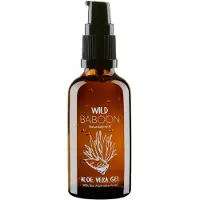 Wild Baboon reines Aloe Vera Gel, bio-zertifiziert 50 ml Gel