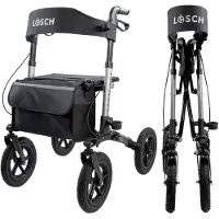 LÖSCH REHA Rollator Tabas Mobility Air Silber (Luftbereift) 1 St