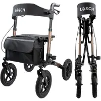 LÖSCH REHA Rollator Tabas Mobility Air Champagner (Luftbereift) 1 St