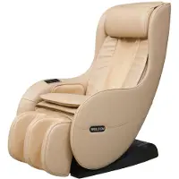 WELCON Massagesessel EASYRELAXX beige - 3D Massagestuhl mit Neigungsverstellung elektrisch