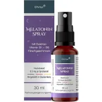 EXVital Melatonin Schlafspray mit Baldrian, Vitamin B1+ B6, Sprühflasche 30 ml Flüssigkeit zum Einnehmen