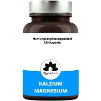 VitaminFuchs Kalzium Magnesium Kapseln, vegan und hochdosiert 365 St Kapseln