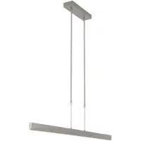 Steinhauer LED Pendelleuchte, Metall, Stahl, L 115 cm