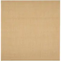 vidaXL Teppich Natur Sisal 100x100 cm