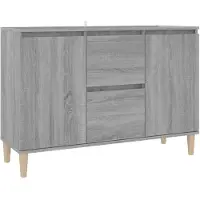 vidaXL Sideboard Grau Sonoma-Eiche 103,5x35x70 cm Holzwerkstoff