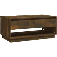vidaXL Couchtisch Räuchereiche 102,5x55x44 cm Holzwerkstoff