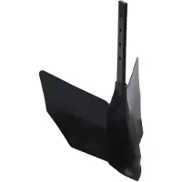vidaXL Pflug-Zubehör Schwarz Metall