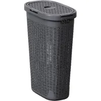 5 Five Kosz na pranie Wysoki kosz na pranie z plastiku, 40 l