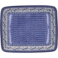 Bunzlau Castle Auflaufform Rechteckig Indigo (25 x 32 cm)